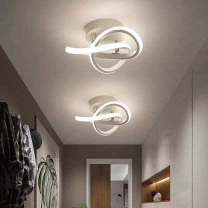Modern geometrisk LED-taklampa