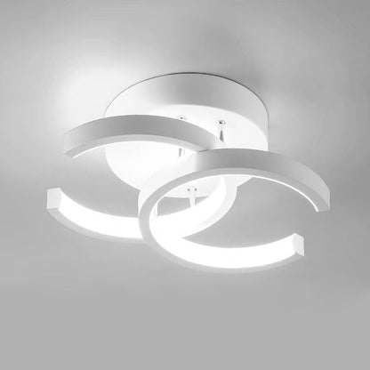 Modern geometrisk LED-taklampa