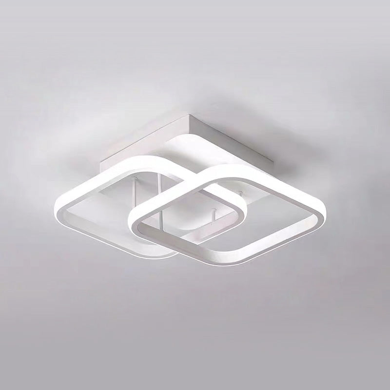 Modern geometrisk LED-taklampa