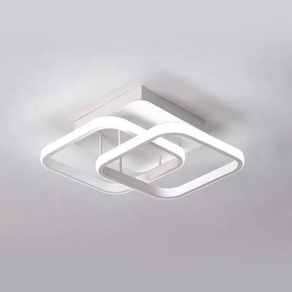 Modern geometrisk LED-taklampa