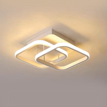Modern geometrisk LED-taklampa