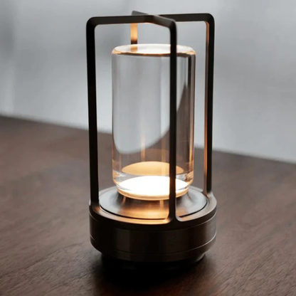 Kristalllykta bordslampa