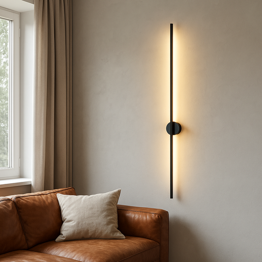 Modern och elegant linjär LED-vägglampa
