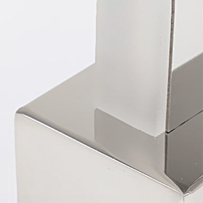 Minimalistisk rektangulär LED-vägglampa med spegel framtill