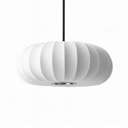 Minimalistisk modern LED-tygpendellampa