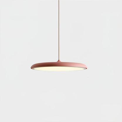 Modern minimalistisk LED-pendellampa i macaronfärger