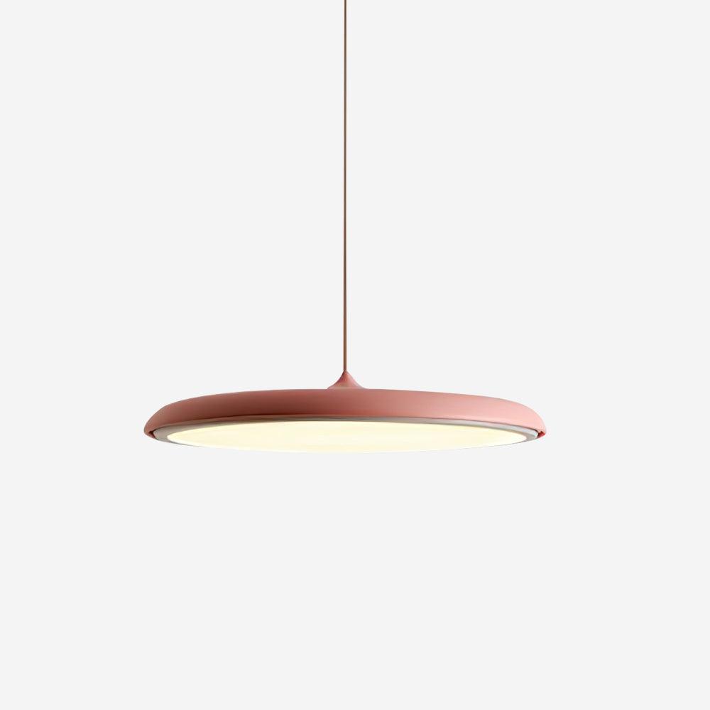 Modern minimalistisk LED-pendellampa i macaronfärger