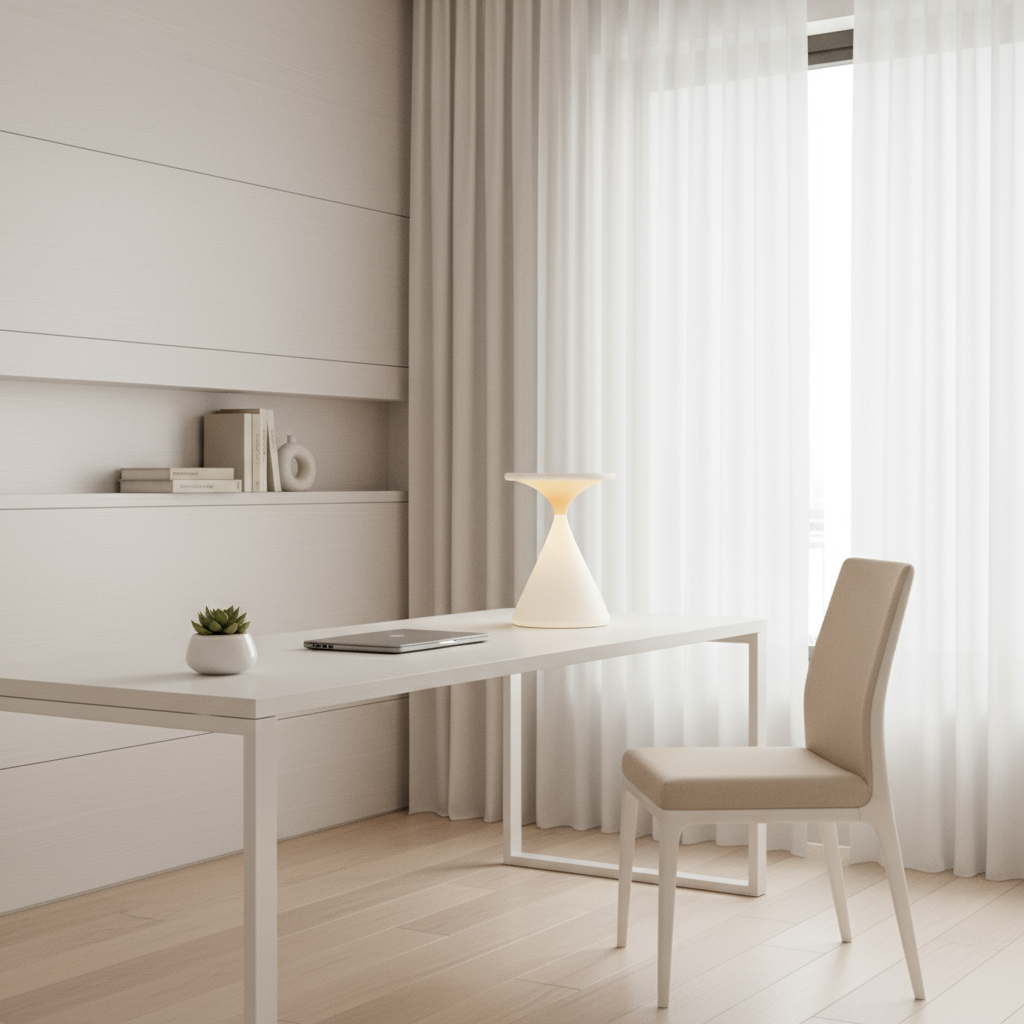 Minimalistisk sladdlös LED-bordslampa