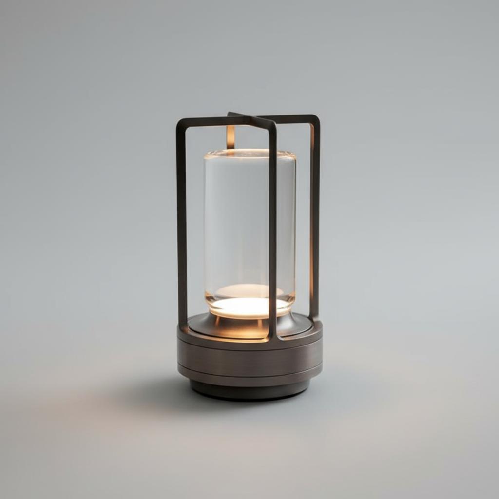 Skandinavisk trådlös uppladdningsbar snygg LED-bordslampa