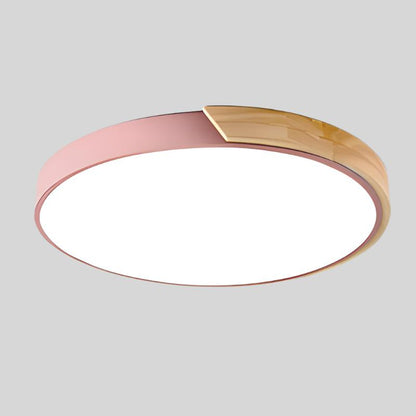 Modern rund LED-taklampa
