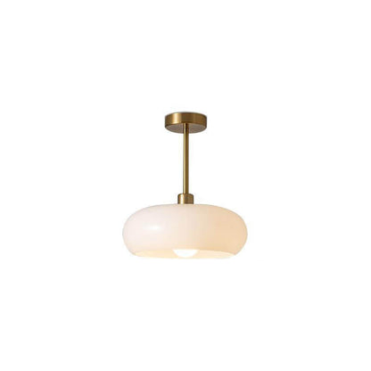 Art Deco samtida rund taklampa