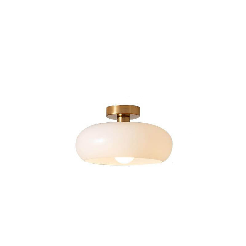 Art Deco samtida rund taklampa