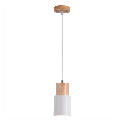Minimalistisk cylinderformad LED-pendellampa