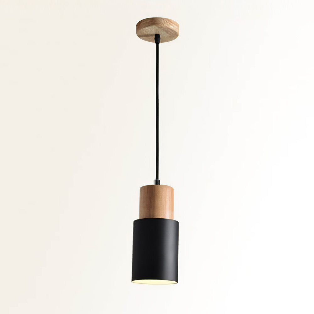 Minimalistisk cylinderformad LED-pendellampa