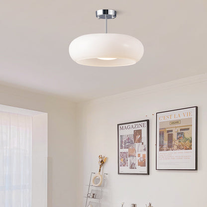 Art Deco samtida rund taklampa