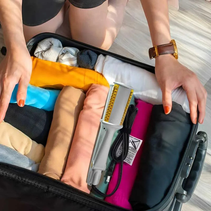 Professionell roterande 2-i-1-hårborste