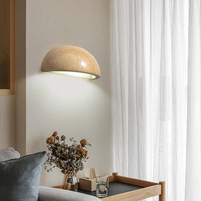 Nordisk modern halvcirkelvägglampa