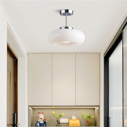 Rund taklampa från mitten av århundradet