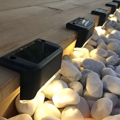 Solcellslampor för utomhusbruk för trappor, staket och uteplats