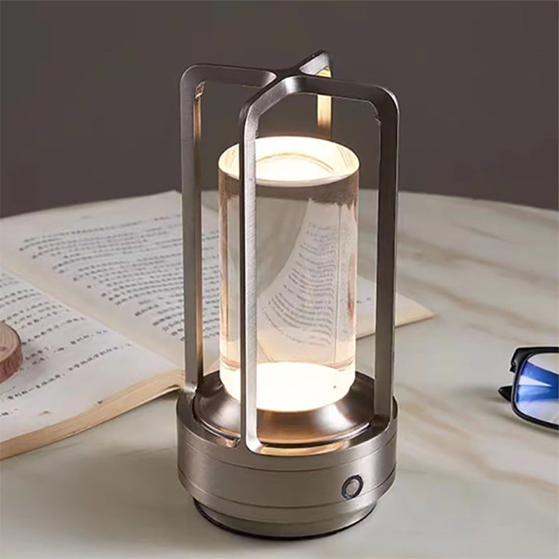 Kristalllykta bordslampa