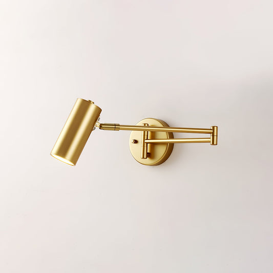 Minimalistisk LED-vägglampa med justerbar arm