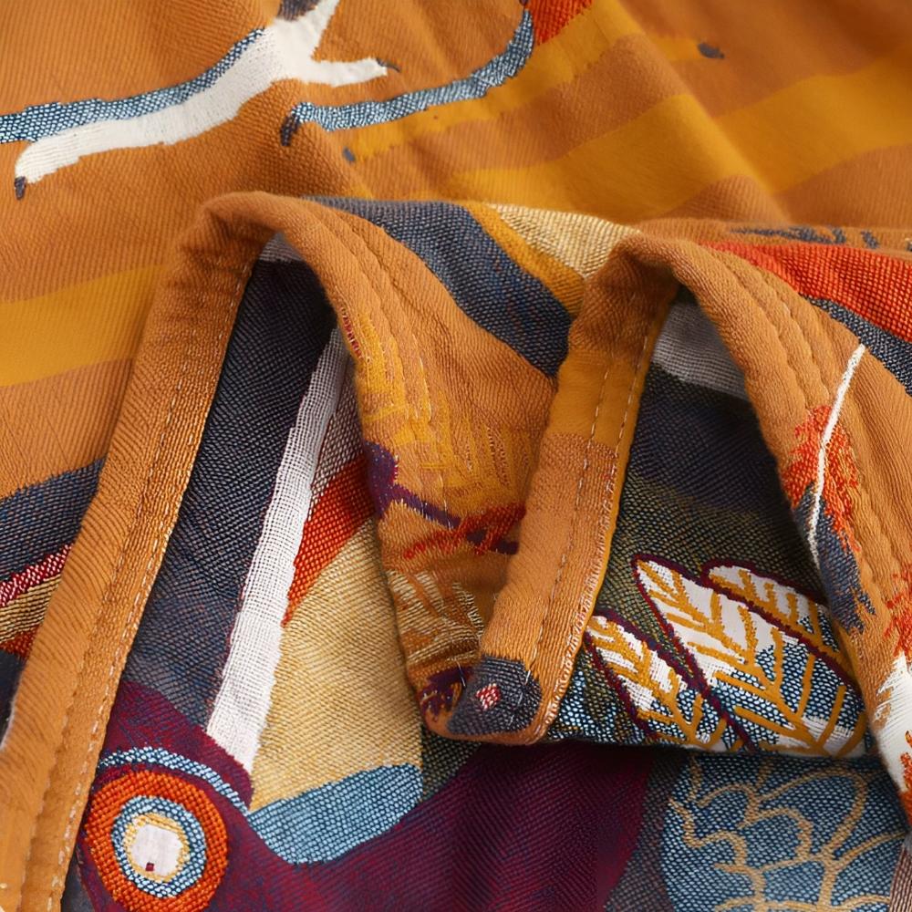 Tropiskt toucanmönster filt