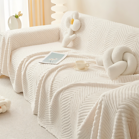 Texturerat halkfritt sofföverdrag