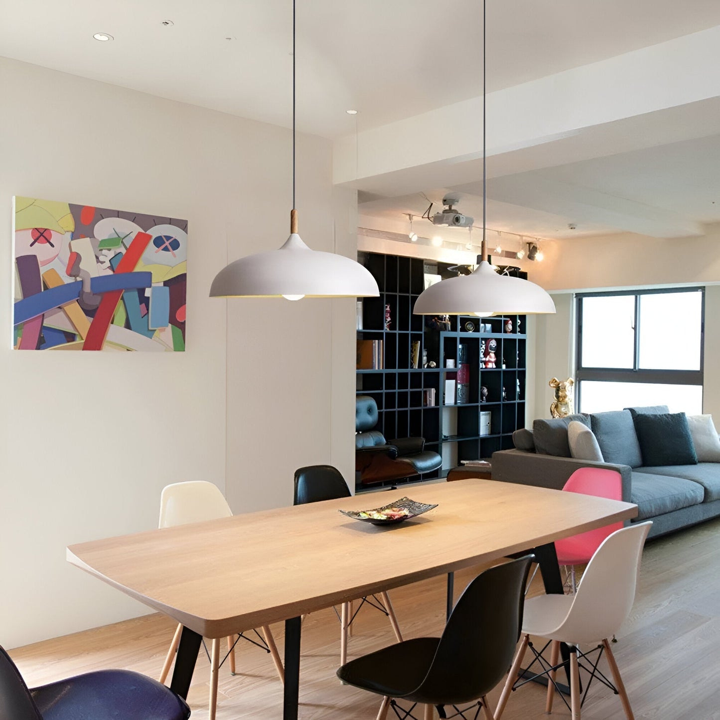 Skandinavisk modern LED-pendellampa