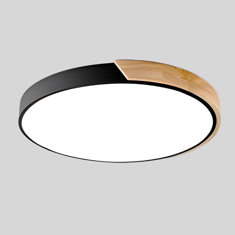 Modern rund LED-taklampa
