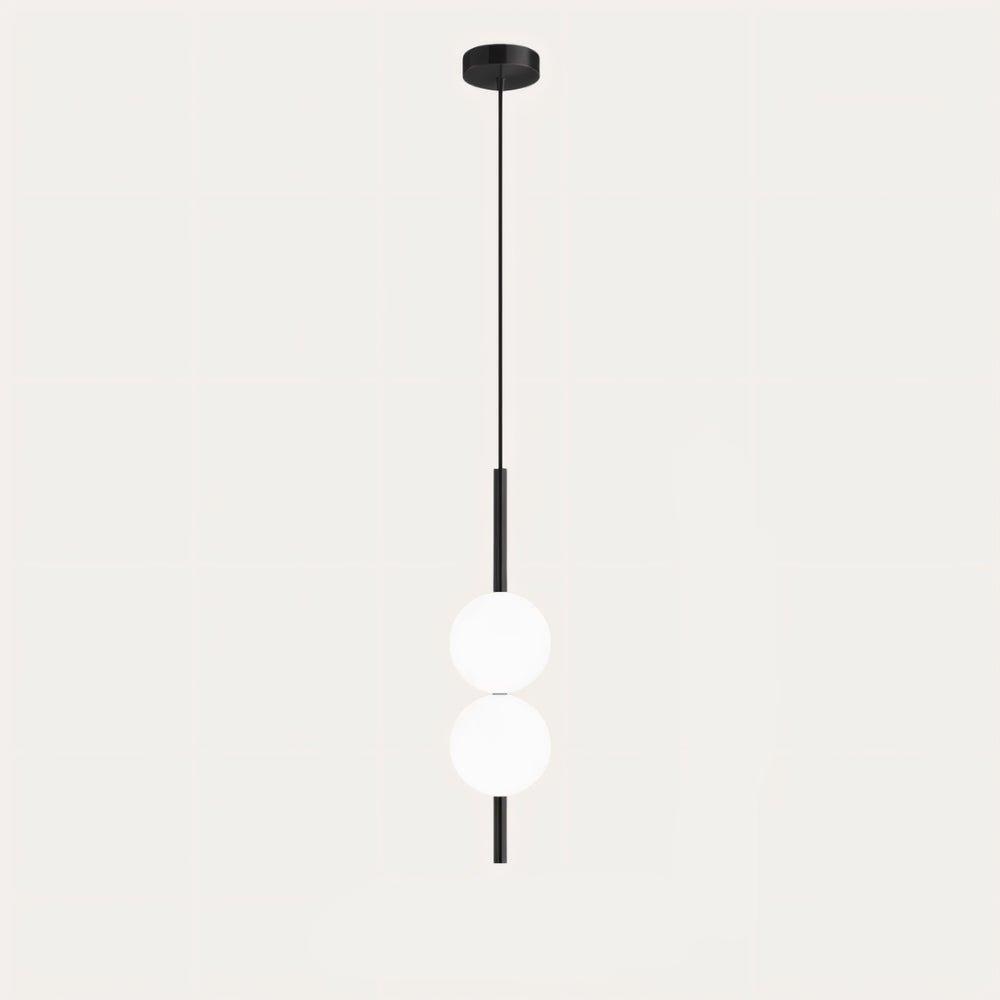 Minimalistisk modern vertikal globformad pendellampa