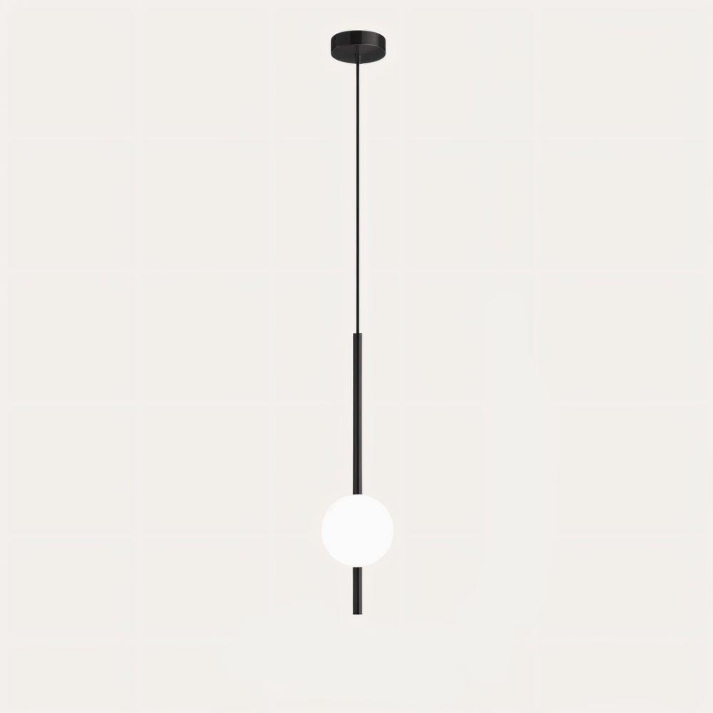 Minimalistisk modern vertikal globformad pendellampa