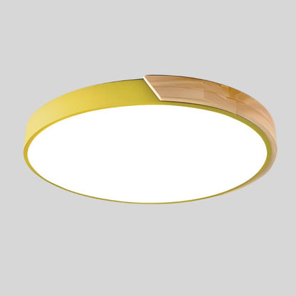 Modern rund LED-taklampa