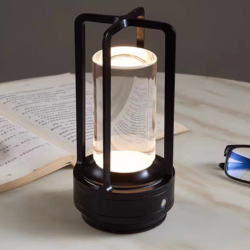 Kristalllykta bordslampa