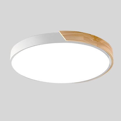 Modern rund LED-taklampa