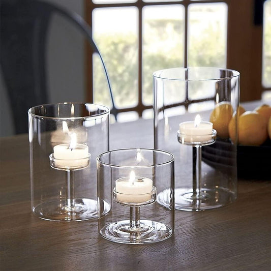 Orkan värmeljushållare i glas 1