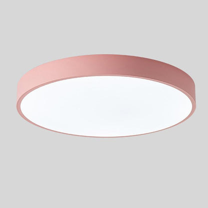 Modern rund LED-taklampa