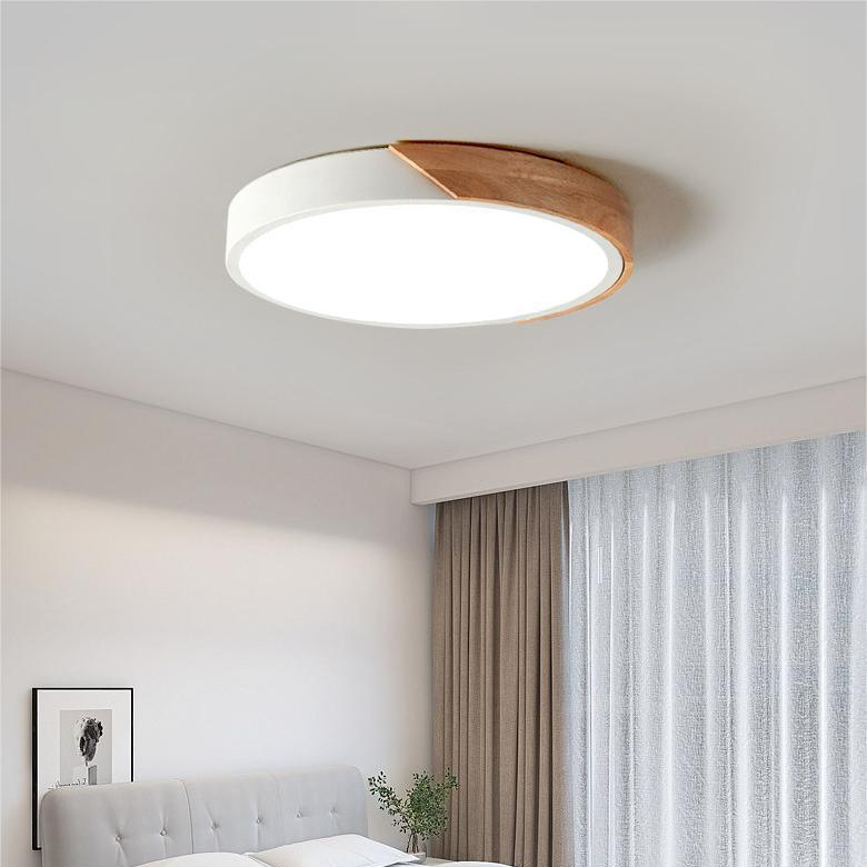 Modern rund LED-taklampa