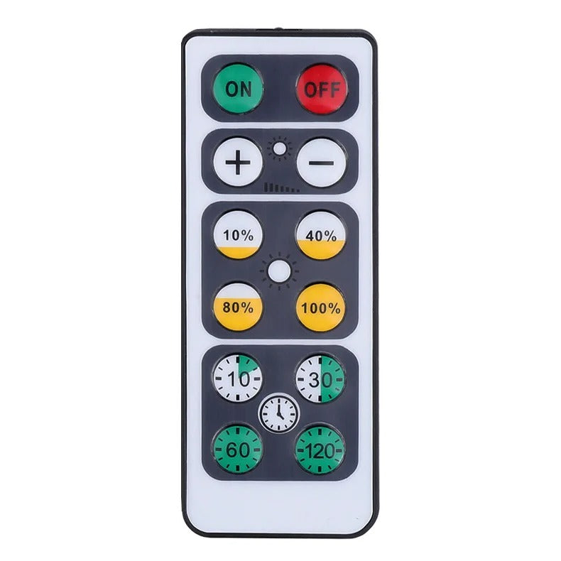 Uppladdningsbar roterande LED-spotlight med fjärrkontroll